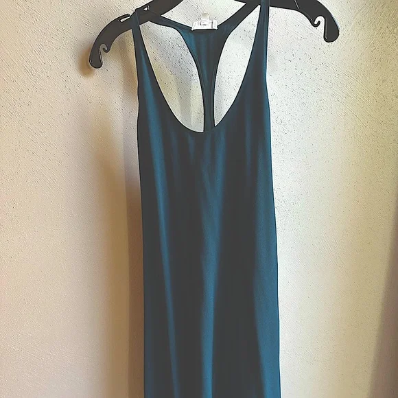 Aritzia Dresses | Aritzia Wilfred Collone Racerback Midi Dress. Dark Green. Size Small. Like New. | Color: Green | Size: S | Lizorv's Closet Aritzia Dresses | Aritzia Wilfred Collone Racerback Midi Dress. Dark Green. Size Small. Like New. | Color: Green | Size: S | Lizorv's Closet